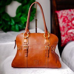 Dooney & Bourke Domed Buckle Satchel Florentine